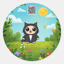 Kawaii Cat - Niedlich & spielerisch Katze Sticker