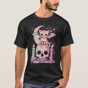 Kawaii Cat Pastel Goth Niedlich Creepy Kawaii Anim T-Shirt