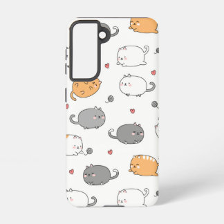 Kawaii Cat Phone Case - Niedliches Geschenk für He Samsung Galaxy Hülle