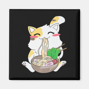 Kawaii Cat Ramen Anime Japanisch Food Gift Boy Gir Magnet