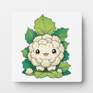 Kawaii Cauliflower Fotoplatte