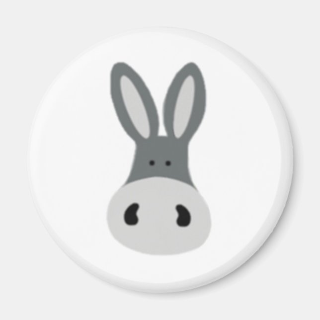 Kawaii Charlie der Donkey Magnet (Vorne)