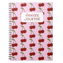 Kawaii Cherries Journal for Girls
