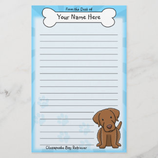 Kawaii Chesapeake Bay Retriever Stationierung Briefpapier