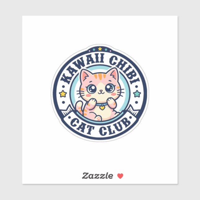 Kawaii Chibi Katze Katzenmutter Geschenkidee - Kaw Aufkleber (Blatt)