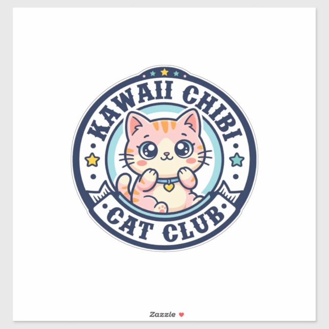 Kawaii Chibi Katze Katzenmutter Geschenkidee - Kaw Aufkleber (Blatt)