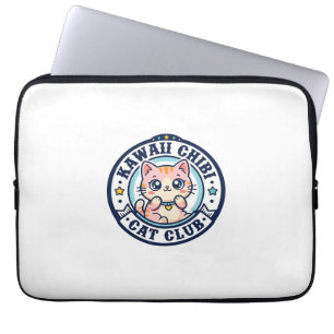 Kawaii Chibi Katze Katzenmutter Geschenkidee - Kaw Laptopschutzhülle