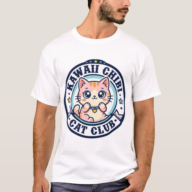 Kawaii Chibi Katze Katzenmutter Geschenkidee - Kaw T-Shirt (Vorderseite)