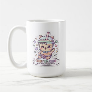Kawaii Chibi Tee Club Süßer Bär Boba Kaffeetasse