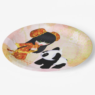 Kawaii-China Pappteller