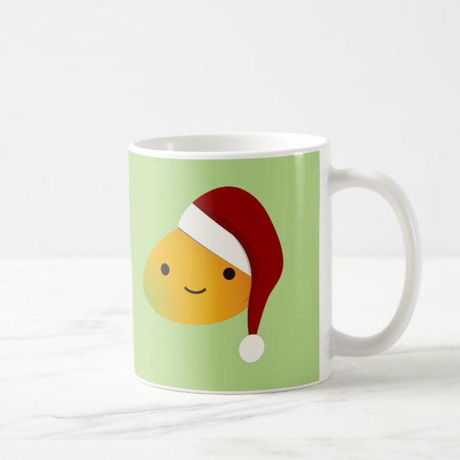 Kawaii Christmas Mango Tasse (Rechts)