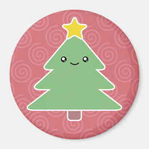 Kawaii Christmas Tree Magnet