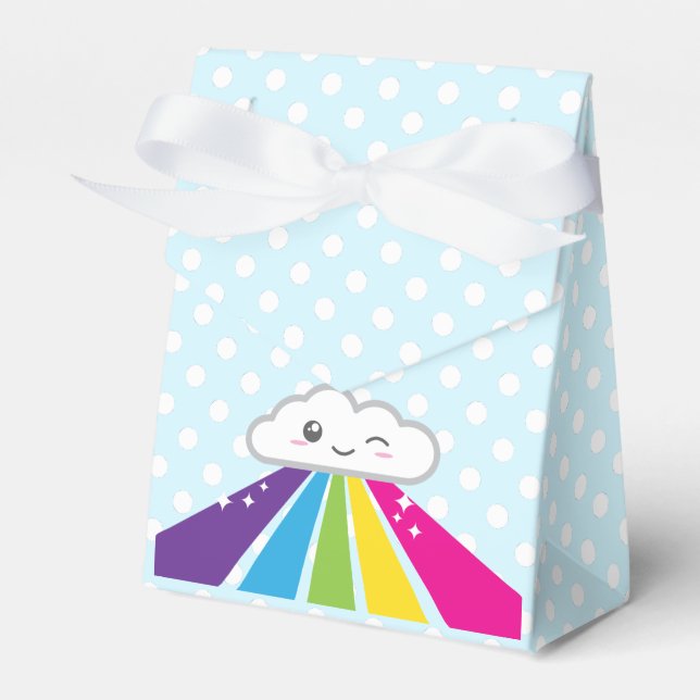 Kawaii Cloud and Rainbow Geschenkboxen Geschenkschachtel (Vorderseite)