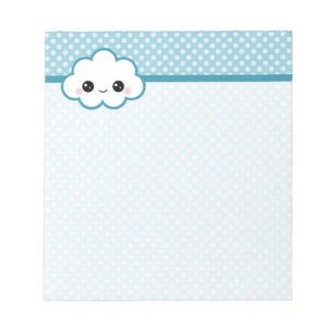 Kawaii Cloud Notizblock