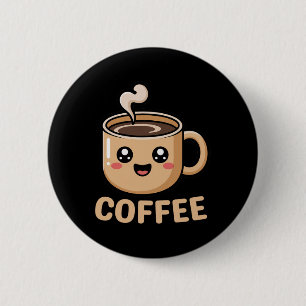 Kawaii Coffee Creamer Cup Niedlich Halloween Costu Button
