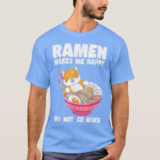 Kawaii Corgi Ramen Niedlich Puppy Japanisch Manga T-Shirt