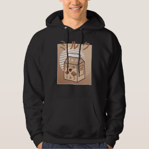 Kawaii Cow Retro Japanische Schokolade Milchkühe Hoodie