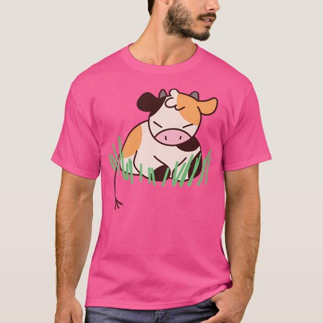 Kawaii Cow T-Shirt (Vorderseite)