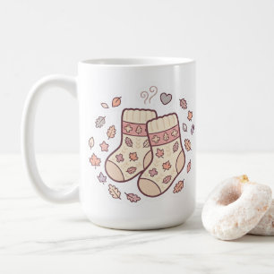 Kawaii Cozy Strick Herbst Socken Tasse