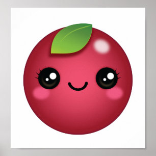 Kawaii Cranberry Poster