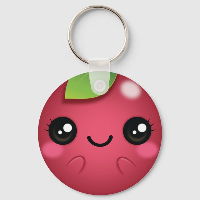 Kawaii Cranberry Schlüsselanhänger (Vorderseite)