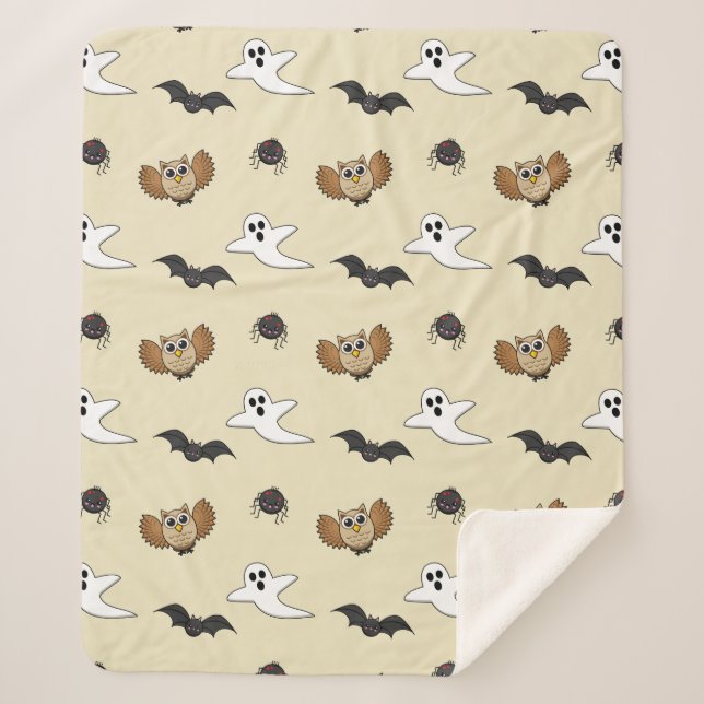 Kawaii Creepy Night Creatures Set Sherpadecke (Vorderseite)