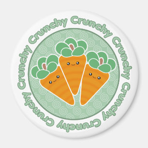 Kawaii Crunchy Karotten-Magnet Magnet