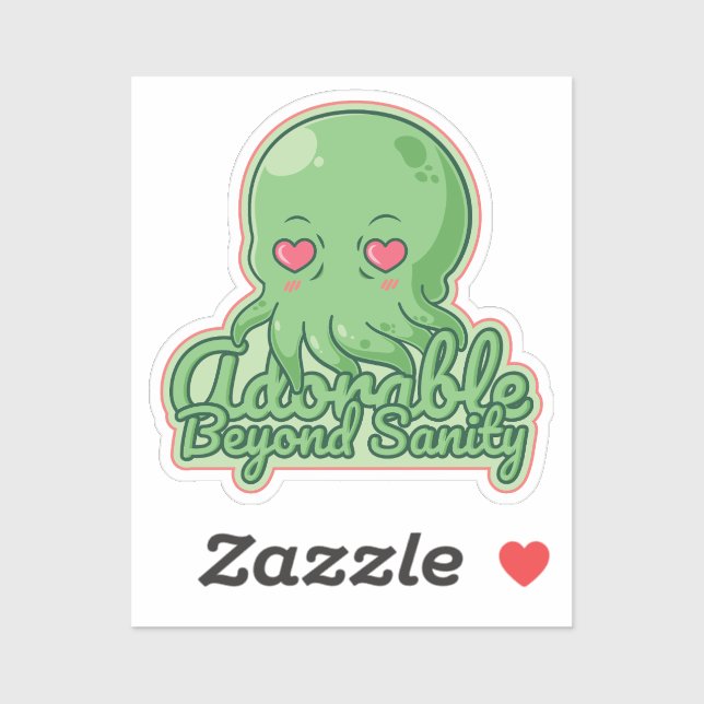 Kawaii Cthulhu Aufkleber (Blatt)