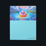 Kawaii Cupcake Dreams Notizblock<br><div class="desc">Palais de Marigold St. May creates unique stationery for those that love all things cute,  Kawaii,  floral,  and colorful. Note that the designs are created for the large notepad or stationery sheets. If you would like a different size notepad,  stationery,  or anything else,  please contact me!</div>