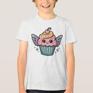 Kawaii-Cupcake-Kinder Tri-Blend Shirt