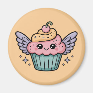 Kawaii Cupcake Magnet