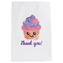 Kawaii-Cupcake Mittlere Geschenktüte