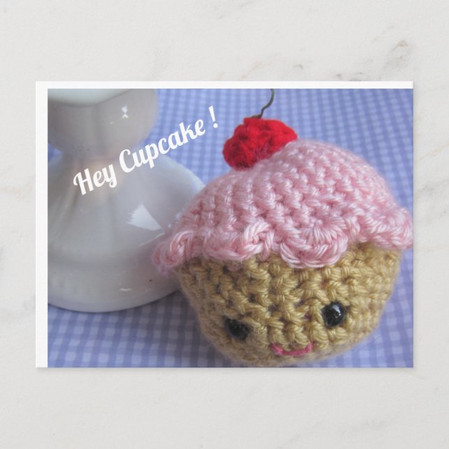 Kawaii cupcake Postkarte (Vorderseite)