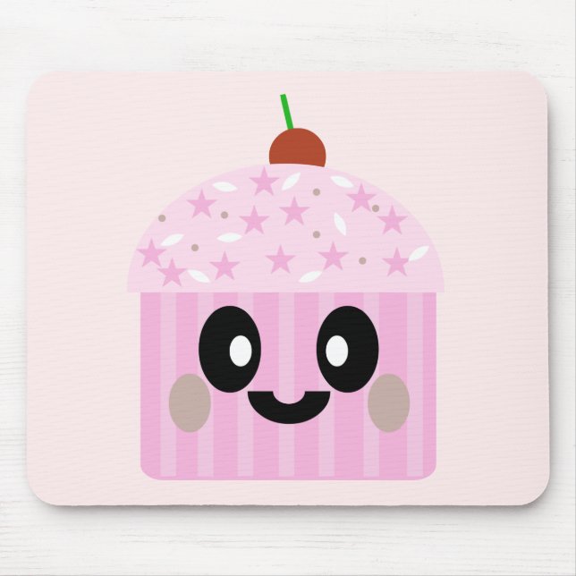 KAWAII CUPCAKE ROSA MAUSPAD LECKER!!! (Vorne)