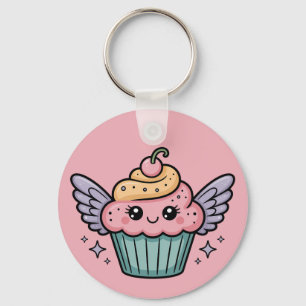 Kawaii Cupcake Schlüsselanhänger
