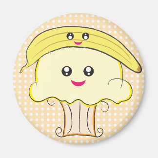 Kawaii Cupcake und Banana Magnet