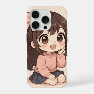 Kawaii Cute Girl iPhone Case iPhone 15 Pro Hülle