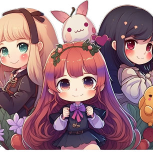 Kawaii Cuties: Adorable Anime T-Shirt for Kids