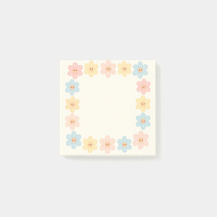 Kawaii Daisy Border Sticky Notes - Post It Notes Post-it Klebezettel