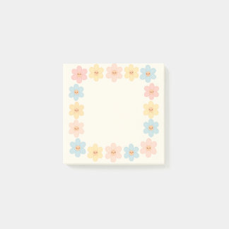 Kawaii Daisy Border Sticky Notes - Post It Notes Post-it Klebezettel