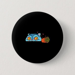 Kawaii Demon Cat Funny Anime Otaku Japanisch Button
