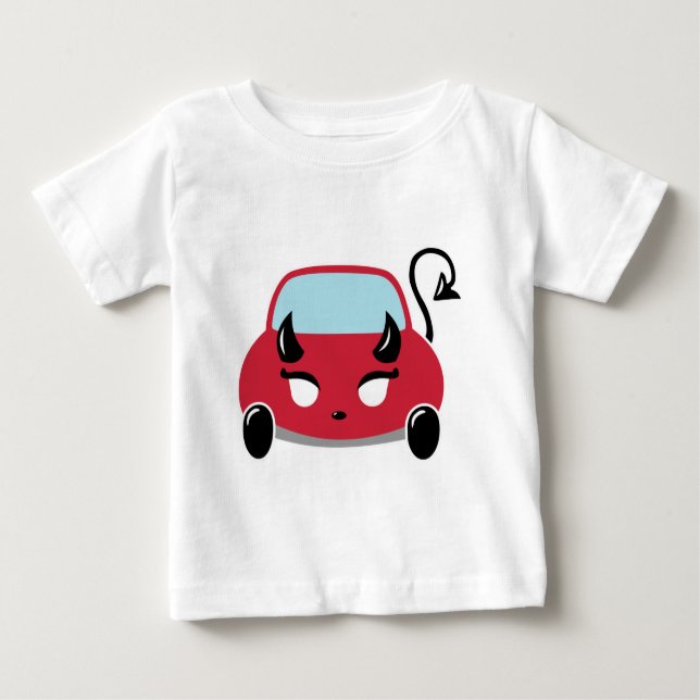 Kawaii Devil Car Säugling T - Shirt (Vorderseite)