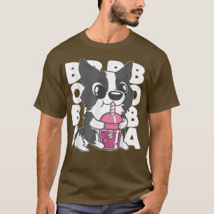 Kawaii Dog Boba Tea Bubble Tea Anime Kawaii Neko G T-Shirt