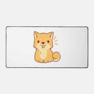Kawaii dog Shiba Schreibtischunterlage
