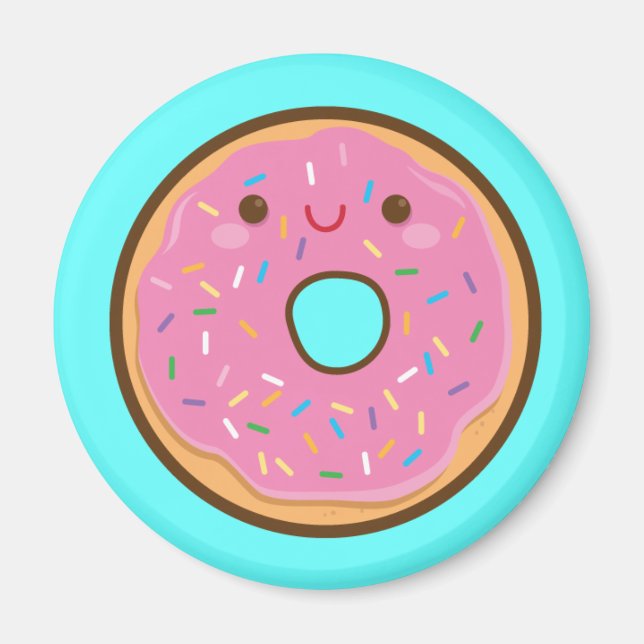 Kawaii Donut Magnet (Vorne)