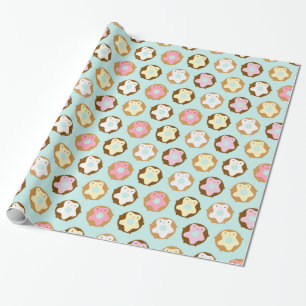 Kawaii Donuts Geschenkpapier