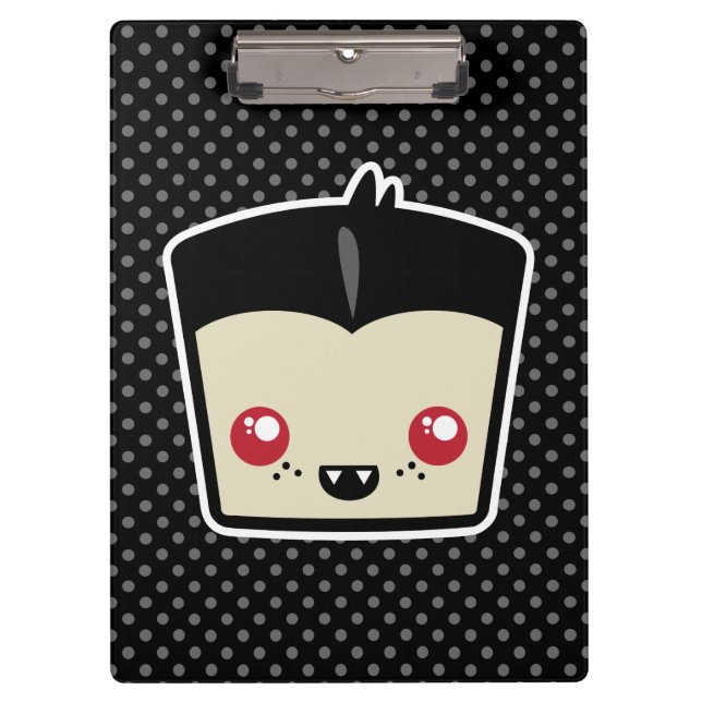 Kawaii Dracula Clip Board Klemmbrett (Vorderseite)