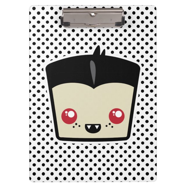 Kawaii Dracula Clip Board Klemmbrett (Vorderseite)