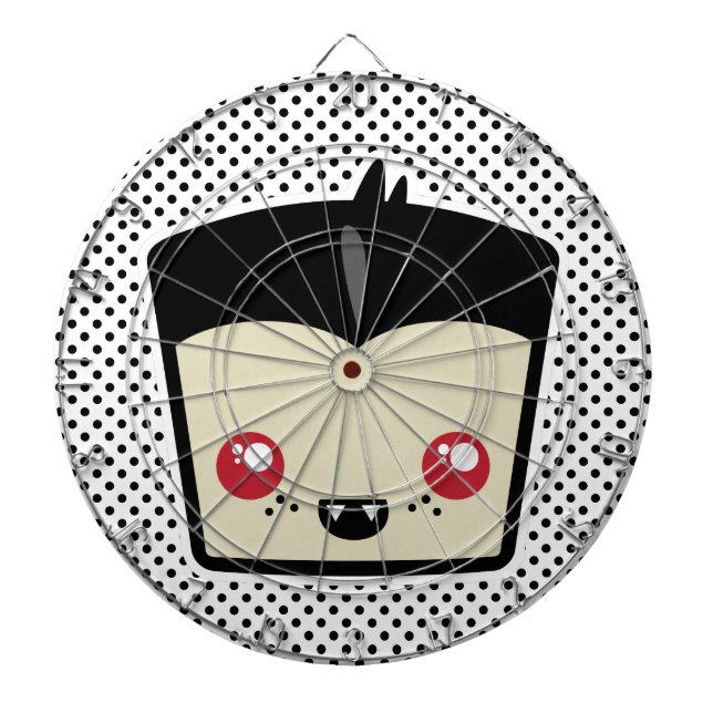 Kawaii Dracula Dart Board Dartscheibe (vorne)