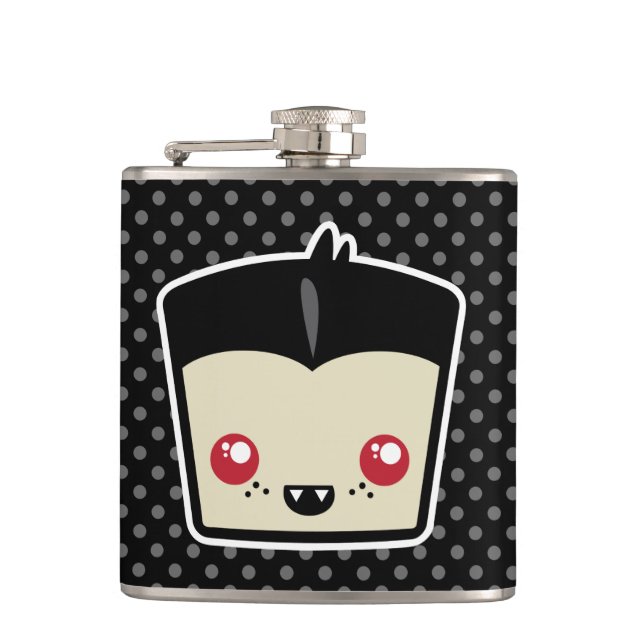 Kawaii Dracula Flask Flachmann (Vorderseite)